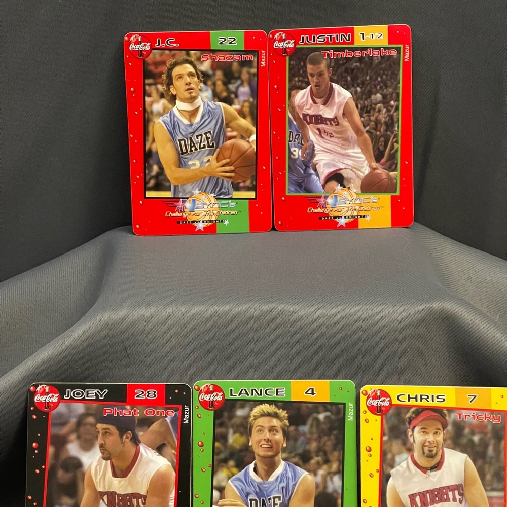 Vintage 2002 NSYNC Challenge for the Children cards